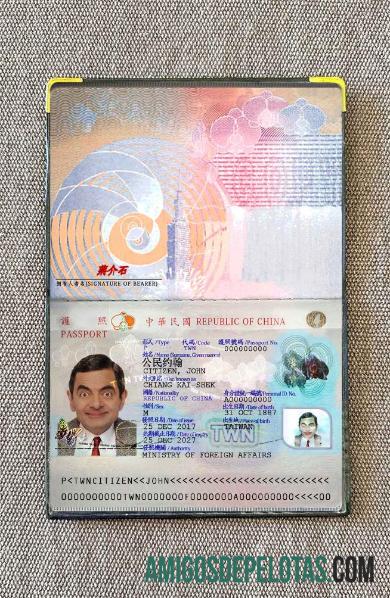 Visual fotográfico do presente do Taiwan Pass 2021 exemplo